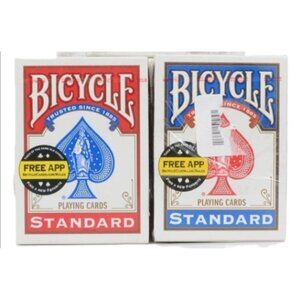 Lot of 14 Decks Bicycle Playing Cards Standard Index Red & Blue SEALED